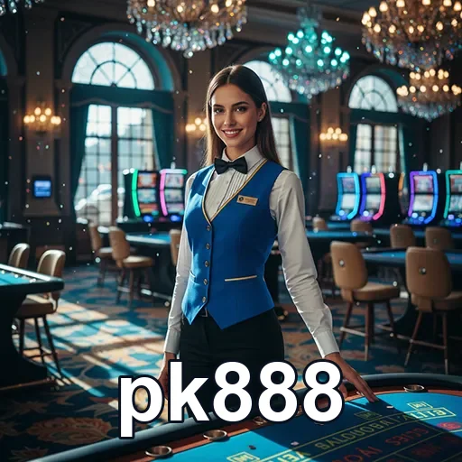 Ilustração de Experimente o aplicativo pk888 para cassino de forma segura