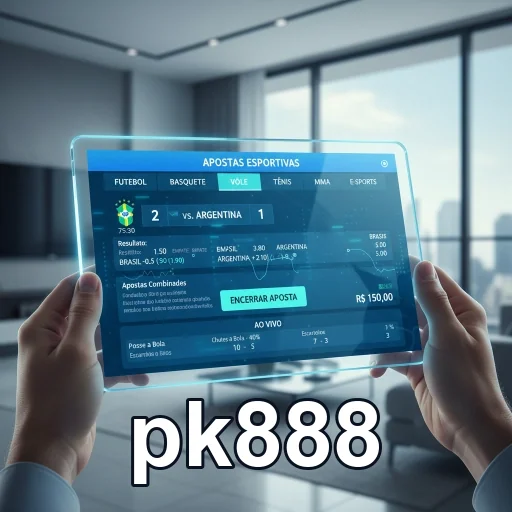 Ilustração de Explore o Cassino Online pk888 e suas Slots Viciantes