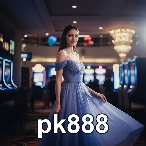 Ilustração de Acesse o PK888 e descubra um cassino online eficiente